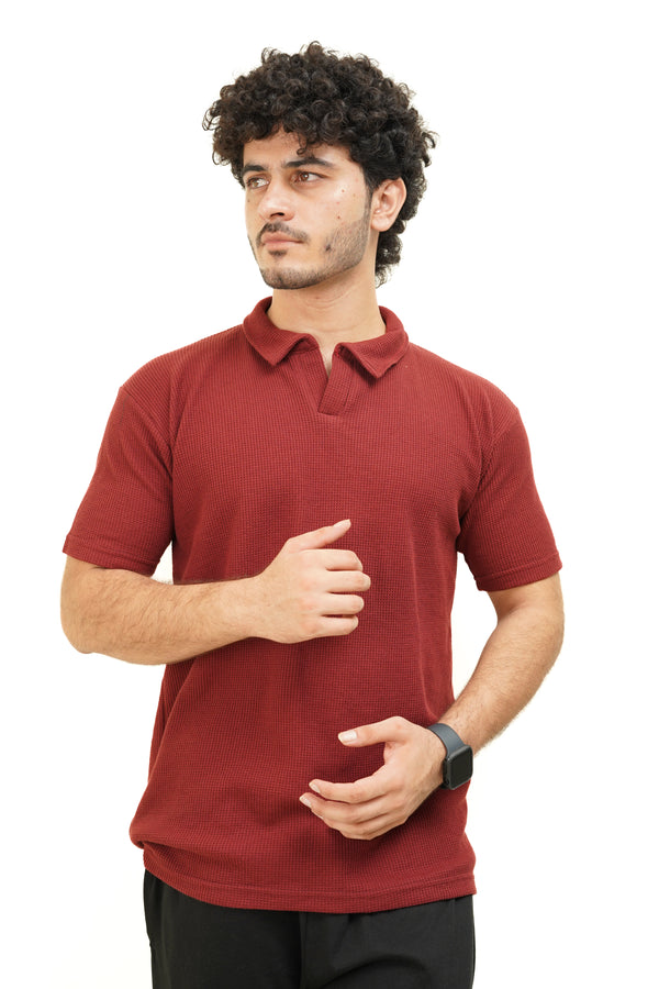 Textured Polo Shirt